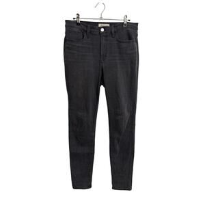 Madewell Skinny Jeans Womens 29 Black Roadtripper Mid-Rise Stretch Supersoft